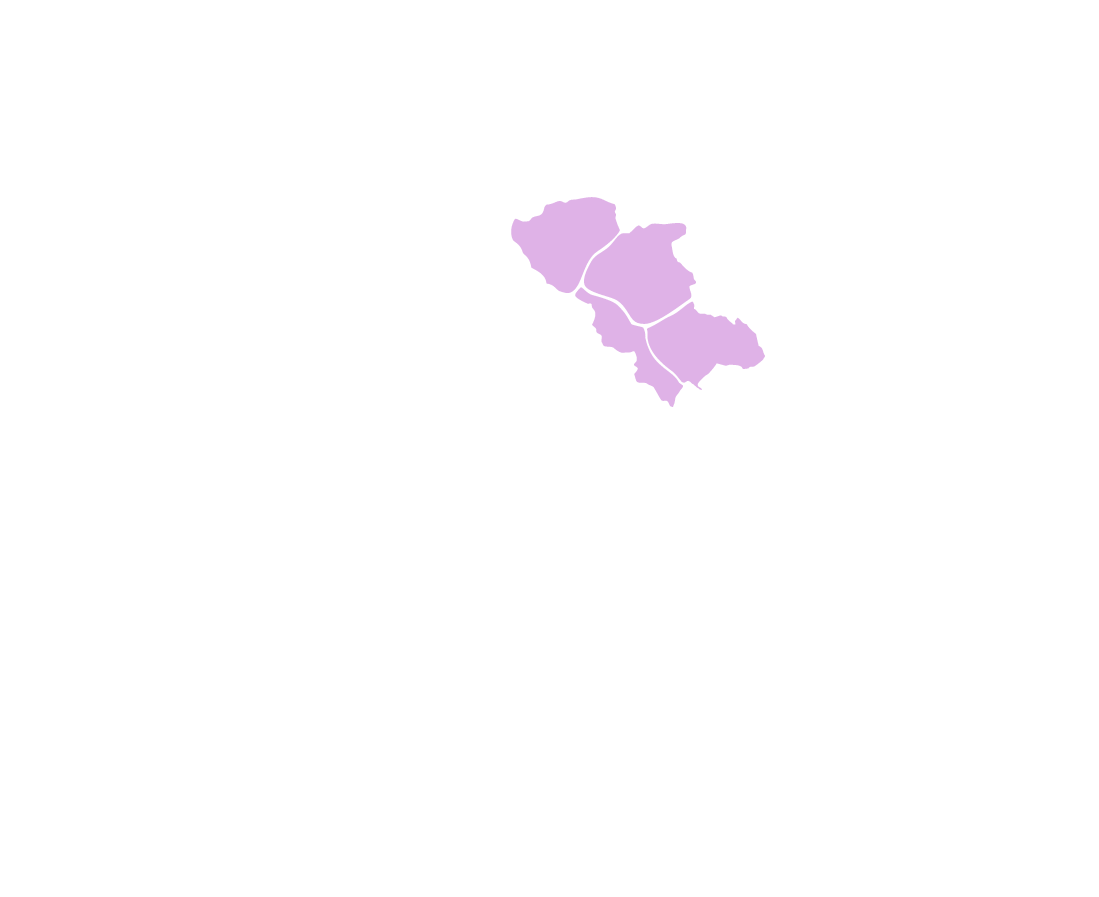 Mapa de como llegar a tierras altas